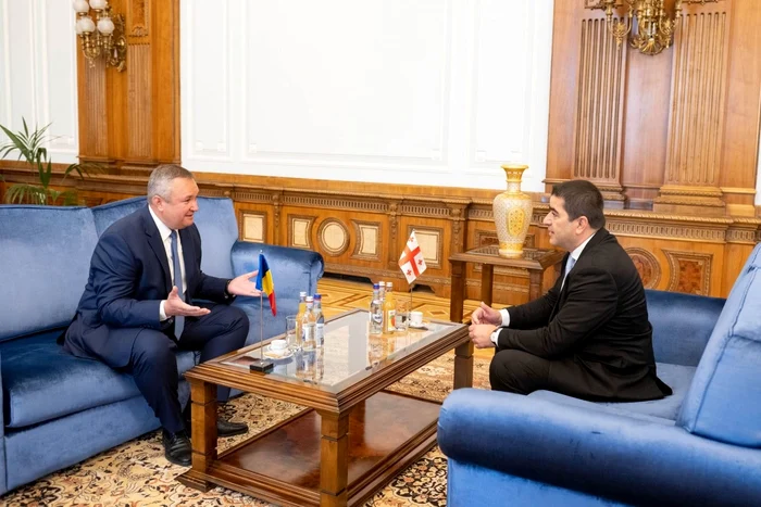 Ciuc-declaraie-comun-cu-preedintele-Parlamentului-Georgiei