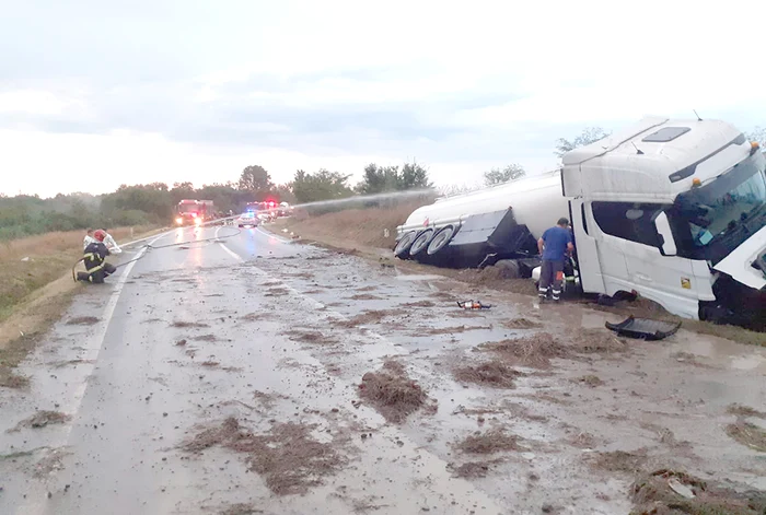 Tragedie-evitat-miraculos-la-Vaslui-O-main-s-a-lovit-violent-de-o-cistern-ncrcat-cu-zeci-de-tone-de-combustibil