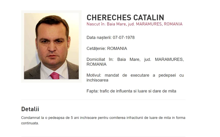 Ctlin-Chereche-ar-fi-fugit-din-ar-pe-la-Vama-Petea-A-fost-emis-mandat-de-arestare-european-pe-numele-primarului-din-Baia-Mare