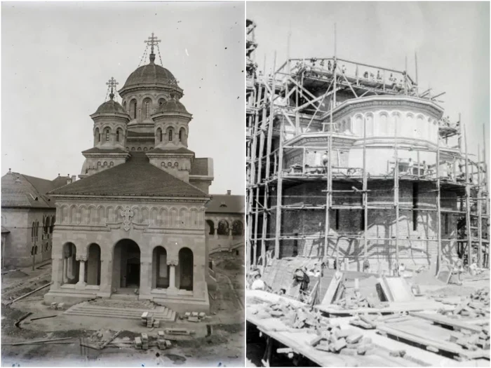 Imagini-rare-cu-Catedrala-Ortodox-din-Alba-Iulia-din-timpul-construciei-vechi-de-peste-un-secol-FOTO