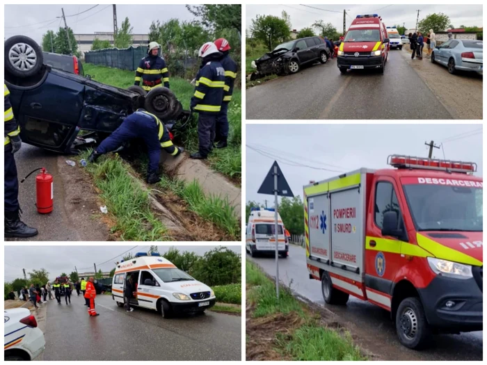 O-femeie-de-29-de-ani-i-un-copil-de-un-an-i-opt-luni-rnii-ntr-un-accident-rutier-produs-n-Olt