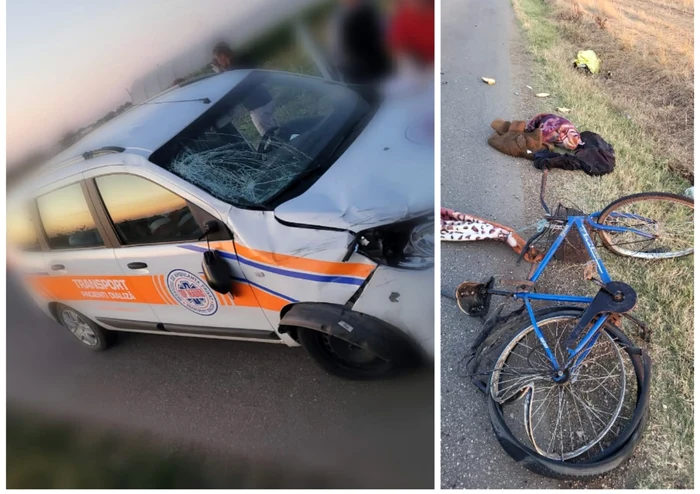 Biciclist-accidentat-mortal-de-o-ambulan-pe-un-drum-din-Olt