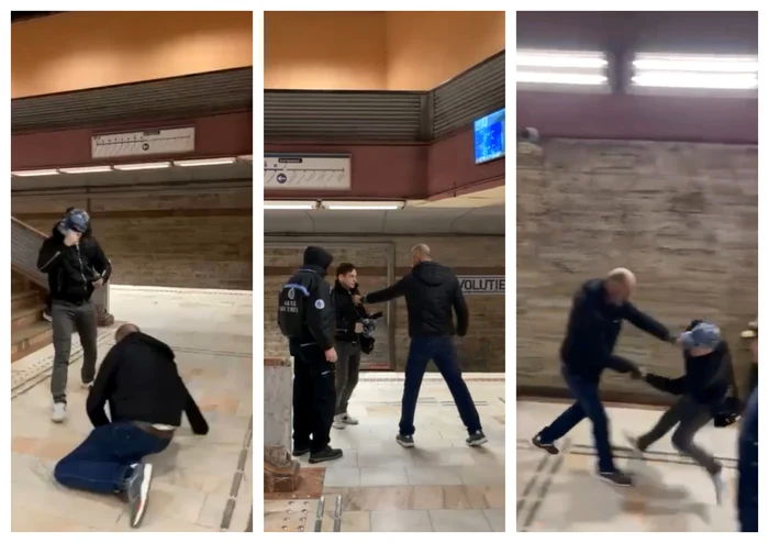 Video----------Btaie-ntr-o-staie-de-metrou-din-Sectorul-4-Agresorul-a-fost-internat-la-psihiatrie