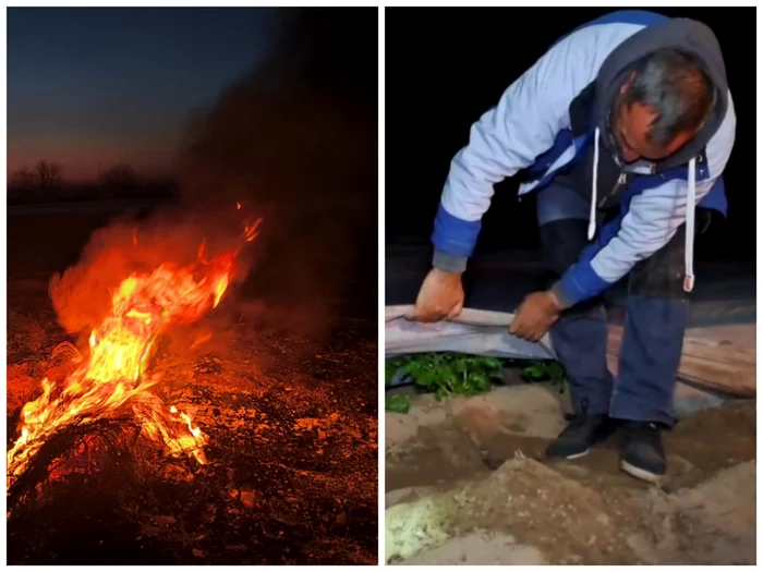 Video----------Soluii-disperate-pe-cmpurile-din-sudul-Olteniei-Au-aprins-focuri-pentru-a-mpiedica-bruma-dar-cu-vntul-nu-pot-lupta