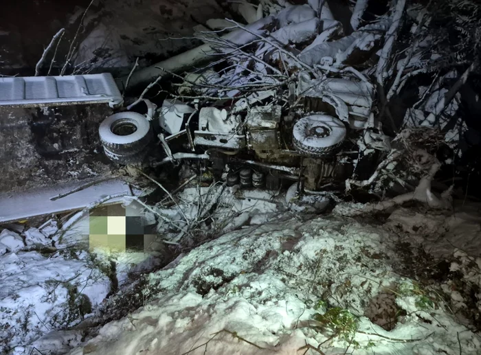 ---------Doi-brbai-au-murit-dup-ce-o-autoutilitar-de-transport-lemne-s-a-rsturnat-ntr-o-rp-pe-un-drum-forestier-din-Sibiu-