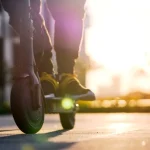 Adolescentă rănită într-un accident cu trotinetă electrică pe DN14, în județul Sibiu
