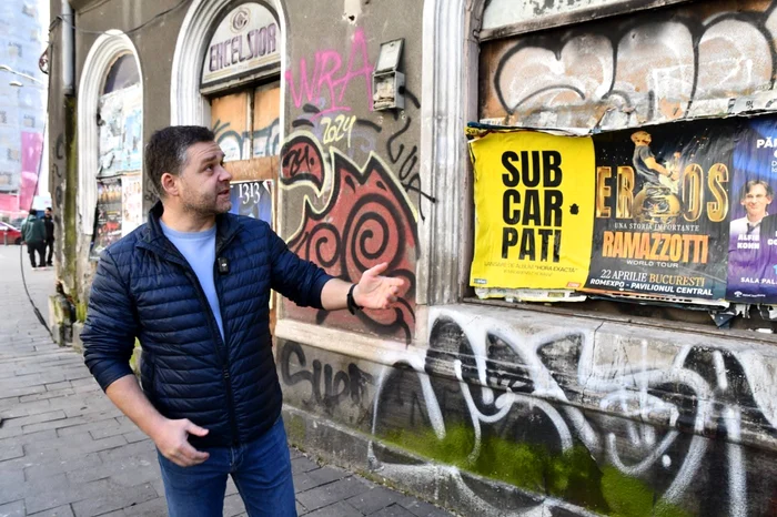 Primarul Capitalei acuză Ministerul Culturii că blochează curățarea graffiti-urilor de pe clădiri istorice