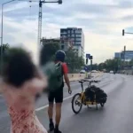 Biciclistul care a agresat două femei în nordul Capitalei, reținut de polițiști; magistrații decid măsura arestului