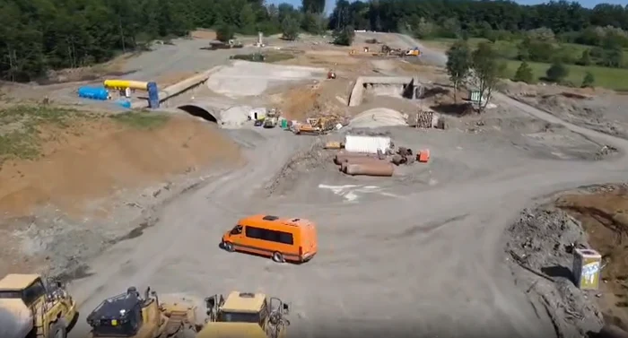 Progres semnificativ la tunelurile secțiunii Margina–Holdea din A1: lucrările sunt la circa 60%