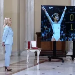 Nadia Comăneci a primit Ordinul Național „Steaua României” de la Nicușor Dan, la 50 de ani de la Montreal