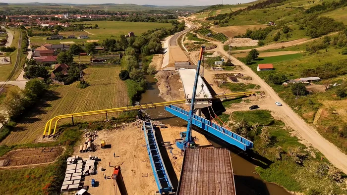 Blaj construiește o centură ocolitoare cu viaduct curbat peste Târnava și calea ferată