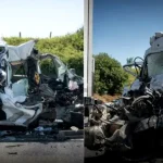 Opt morți pe autostrada M1 din Ungaria după ce un microbuz s-a izbit de un camion implicat anterior într-un accident