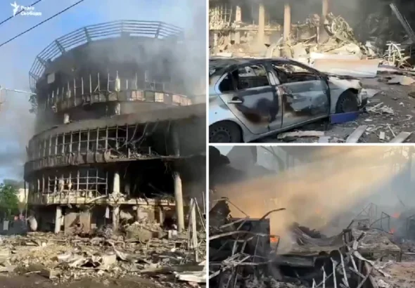 Locuitorii cartierului Lukianivska din Kiev: „Arată ca la Cernobîl” după valurile de bombardamente