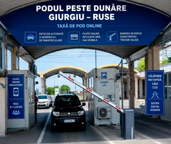 Plata online a taxei pentru podul Giurgiu–Ruse devine posibilă din 15 iunie 2026