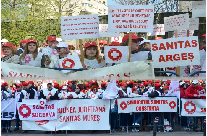 Sanitas amenință cu grevă generală și sesizarea Comisiei Europene dacă nu se acceptă noul pachet pentru legea salarizării