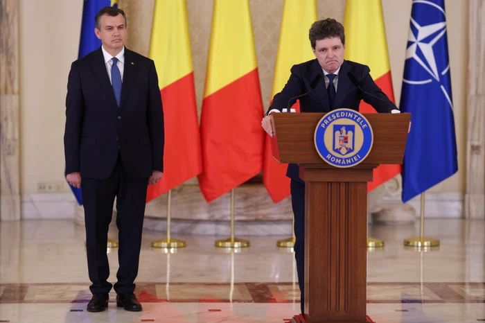 Nicușor Dan face declarații la Cotroceni în ziua în care Eugen Tomac depune programul de guvernare