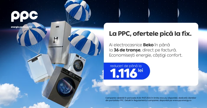 PPC Energie oferă reduceri până la 1.116 lei și plata în 36 de tranșe direct pe factura de energie