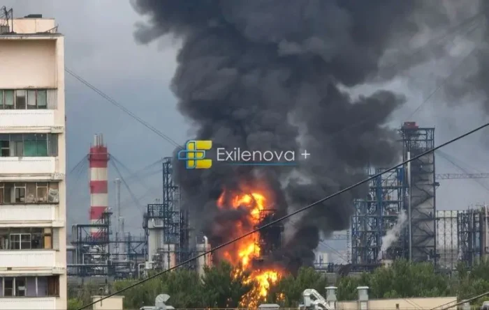 Moscova, vizată de zeci de drone; incendiu la cea mai mare rafinărie din capitală