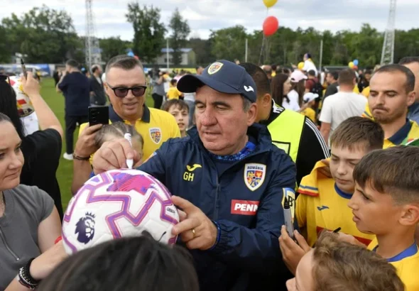 Gică Hagi înaintea amicalului cu Georgia: „Nu suntem cei mai buni, dar încercăm să devenim”
