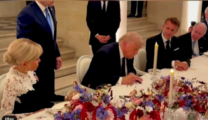 Trump a semnat la Versailles un protocol de înțelegere cu Iranul, în timpul cinei oferite de Macron
