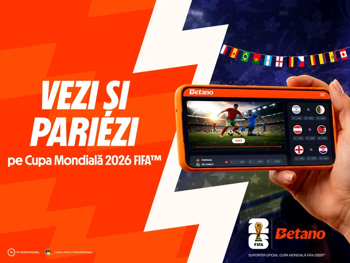 Betano oferă secțiune dedicată Cupa Mondială FIFA 2026: program, statistici, livestream și cote live