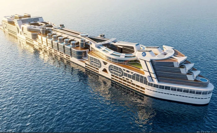 Freedom Ship: o navă-oraș pentru 80.000 de persoane care ar urma să circule permanent în jurul lumii