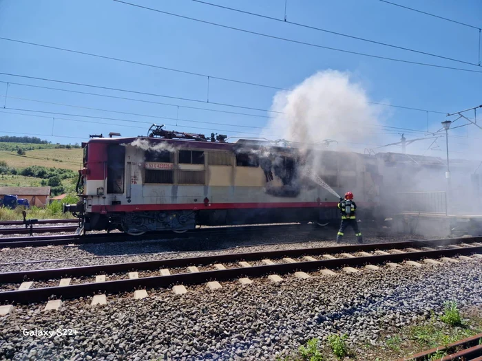 Incendiu la locomotiva Trenului România: curse spre Bulgaria și Turcia întârziate aproape patru ore