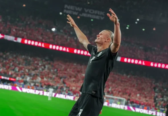 Erling Haaland a înscris de două ori și a trimis Norvegia în fazele eliminatorii ale Mondialului