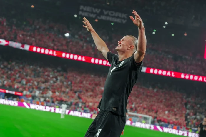 Erling Haaland a înscris de două ori și a trimis Norvegia în fazele eliminatorii ale Mondialului