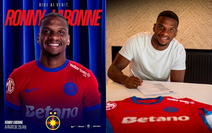 FCSB a anunțat primul transfer al verii: fundașul dreapta Ronny Labonne, din Martinica