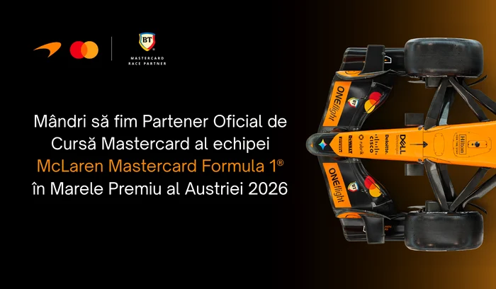 BT pe monopostul McLaren la Marele Premiu al Austriei: brand românesc vizibil pe scena F1