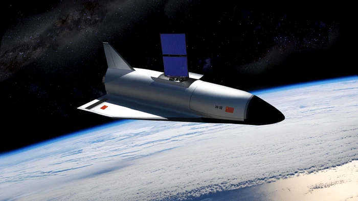 Obiect neidentificat lângă avionul spațial chinez Shenlong, detectat pe orbită