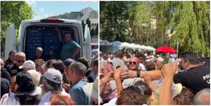 Haos la hramul Sfântului Ioan cel Nou din Suceava: mii de oameni s-au înghesuit pentru sarmale gratuite, ambulanțele blocate
