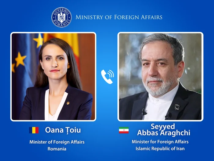 Oana Țoiu a cerut redeschiderea în condiții de siguranță a Strâmtorii Ormuz în discuția cu ministrul iranian