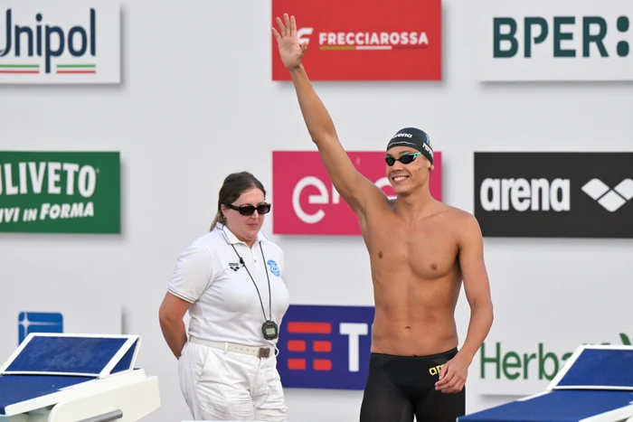David Popovici, aur la 200 m liber la Trofeul Settecolli de la Roma