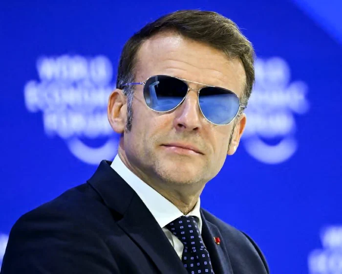 Macron a reapărut cu ochelari de aviator; Élysée invocă din nou o problemă oculară