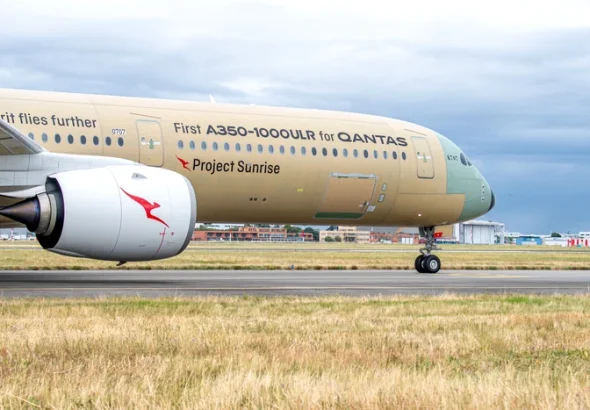 Airbus A350-1000ULR a efectuat primul zbor de test pentru zboruri ultra-lungi ale Qantas