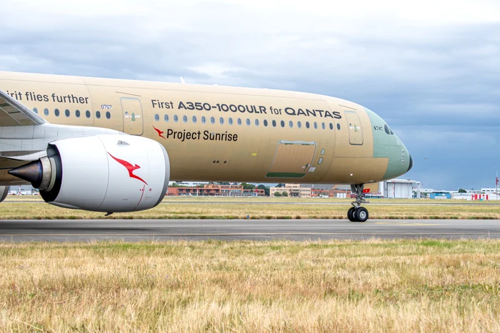 Airbus A350-1000ULR a efectuat primul zbor de test pentru zboruri ultra-lungi ale Qantas