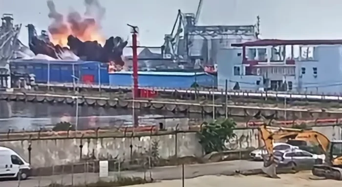 Prefectul Constanței: drona care a explodat în port făcea parte dintr-un grup de cinci; trei sunt încă căutate