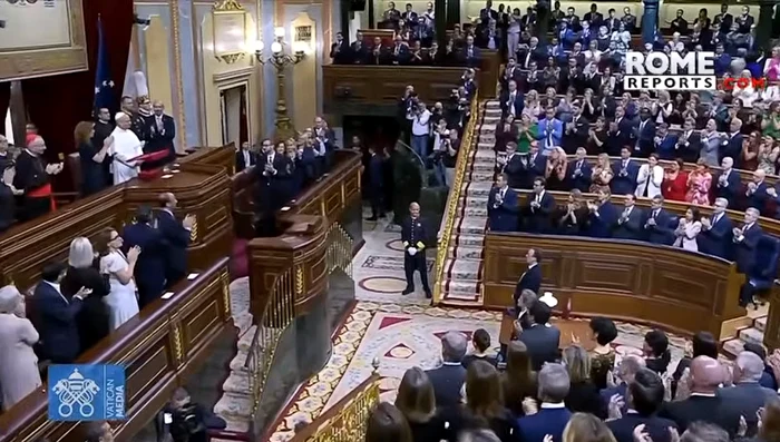Papa Leon IV, discurs istoric în Parlamentul Spaniei: avertisment asupra crizei morale și a războaielor
