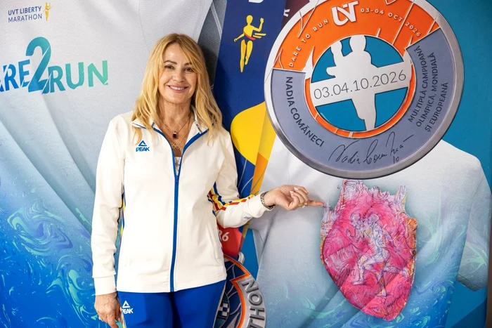 Nadia Comăneci, noua ambasadoare a UVT Liberty Marathon 2026
