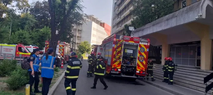 Incendiu de mici dimensiuni la Secția de Chirurgie Cardiovasculară a Spitalului Județean Bacău