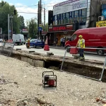 Restricții de trafic pe Bd. Basarabia după furtună: porțiune de carosabil în pericol din cauza unei galerii termice degradate