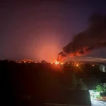Incendiu raportat la baza aeriană Engels-2, după un atac cu drone atribuit Ucrainei