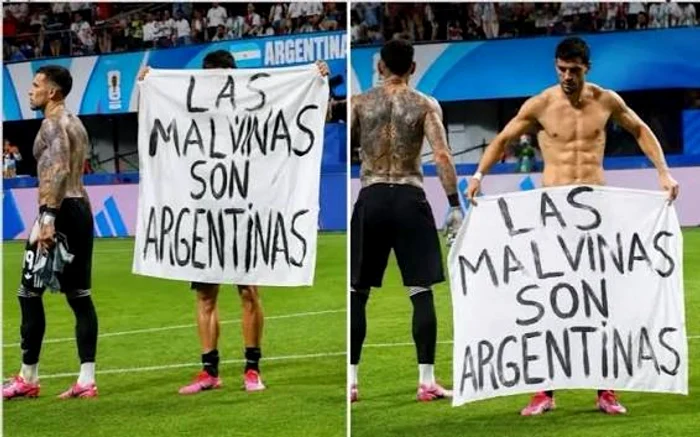 Casa Albă susține dreptul la exprimare al jucătorilor Argentinei după bannerul despre Insulele Falkland
