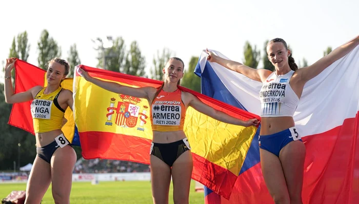 Carolina Pungă, 15 ani, vicecampioană europeană de junioare la 200 m