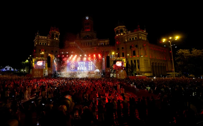 Madrid în roșu: circa două milioane de suporteri au sărbătorit titlul mondial al Spaniei