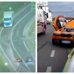 Șofer din Cluj amendat și rămas fără permis după trei depășiri pe linie continuă, surprinse din elicopter