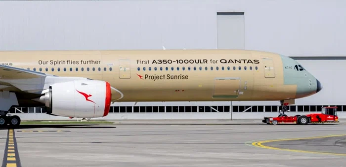 Un A350-1000ULR testat de Qantas a efectuat zbor de aproape 17.000 km între Toulouse și Melbourne