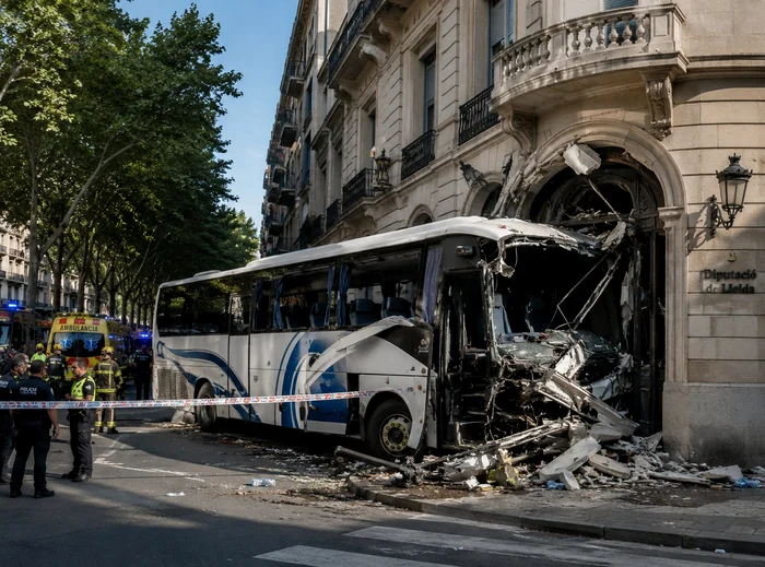 Un român, instructor auto, grav rănit în accidentul de autocar produs miercuri în Spania